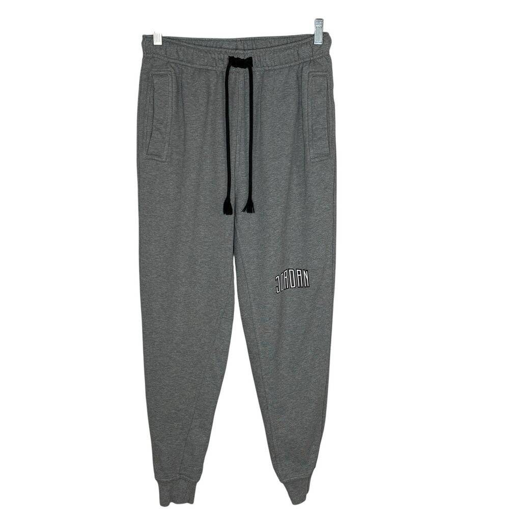 Nike Air Jordan Essentials Fleece Joggers Pants Men Size S Gray